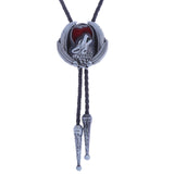 Maxbell PU Western Bolo Tie Necktie Neck Rope Adjustable Pendant Women Men