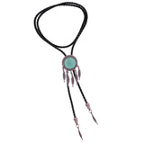 Maxbell Alloy Bolo Tie Adjustable Retro Style Shirt Chain Cowboy Rodeo for Women
