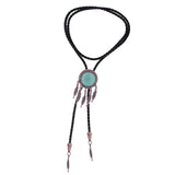 Maxbell Alloy Bolo Tie Adjustable Retro Style Shirt Chain Cowboy Rodeo for Women