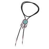 Maxbell Alloy Bolo Tie Adjustable Retro Style Shirt Chain Cowboy Rodeo for Women