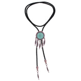 Maxbell Alloy Bolo Tie Adjustable Retro Style Shirt Chain Cowboy Rodeo for Women