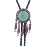 Maxbell Alloy Bolo Tie Adjustable Retro Style Shirt Chain Cowboy Rodeo for Women