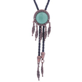 Maxbell Alloy Bolo Tie Adjustable Retro Style Shirt Chain Cowboy Rodeo for Women