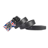 Maxbell Retro cowgirl Belt PU Leather for Business Boyfriend Husband Black