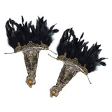 Maxbell 2Pcs Wrist Cuffs Sleeves Mesh Long for Cosplay Brazil Stage