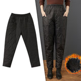 Maxbell Winter Warm Puffer Down Pants Compression Snow Trousers Elastic High Waisted L
