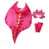 Maxbell Dragon Clothing Trick or Treating Cape Cosplay Cartoon for Halloween Gifts Red