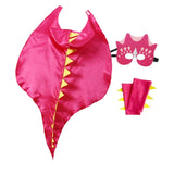 Maxbell Dragon Clothing Trick or Treating Cape Cosplay Cartoon for Halloween Gifts Red