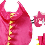 Maxbell Dragon Clothing Trick or Treating Cape Cosplay Cartoon for Halloween Gifts Red