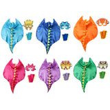Maxbell Dragon Clothing Trick or Treating Cape Cosplay Cartoon for Halloween Gifts Red