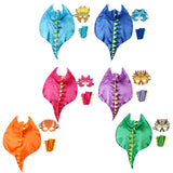Maxbell Dragon Clothing Trick or Treating Cape Cosplay Cartoon for Halloween Gifts Red