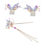 Maxbell Women Hair Sticks Accessories Chopstick Hairpins Tassel Hairpin for Bridal