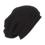 Maxbell Winter Beanie Hats Soft Breathable for Hiking Walking Adults Men Women black