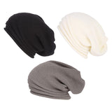 Maxbell Winter Beanie Hats Soft Breathable for Hiking Walking Adults Men Women black