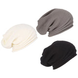 Maxbell Winter Beanie Hats Soft Breathable for Hiking Walking Adults Men Women black