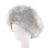 Maxbell Faux Furry Headband Winter Earwarmer Earmuffs Ladies Outdoor Sports Lady Light Gray