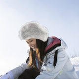 Maxbell Faux Furry Headband Winter Earwarmer Earmuffs Ladies Outdoor Sports Lady Light Gray