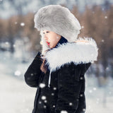 Maxbell Faux Furry Headband Winter Earwarmer Earmuffs Ladies Outdoor Sports Lady Light Gray