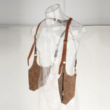 Maxbell Underarm Strap Wallet Pocket Purse Pack Riding Safety Phone Shoulder Pouch Khaki