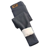 Maxbell Maxbell Women Winter Leggings Warm Soft Skinny Thick Stretch Thermal Solid XXXL