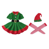 Maxbell Elf Costume Dress up Hat Christmas Outfit for Party Festival Halloween 100cm