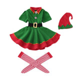 Maxbell Elf Costume Dress up Hat Christmas Outfit for Party Festival Halloween 100cm