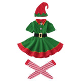 Maxbell Elf Costume Dress up Hat Christmas Outfit for Party Festival Halloween 100cm