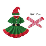 Maxbell Elf Costume Dress up Hat Christmas Outfit for Party Festival Halloween 100cm