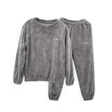 Maxbell Women Pajama Sets Sleepwear Winter Long Sleeve Round Neck Warm Baggy
