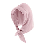 Maxbell Women Headscarf Triangle Shawl Windproof Light and Warm Down Hat Pink