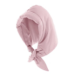 Maxbell Women Headscarf Triangle Shawl Windproof Light and Warm Down Hat Pink