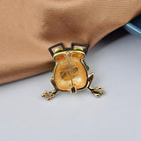 Maxbell Cartoon Frog Brooch Creative Alloy Fashion Tie Pins for Coat Party Men Women