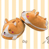 Maxbell Cartoon Dog Slippers Non Slip Size 35 to 41 Animal Flats for Adults Gift
