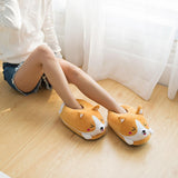 Maxbell Cartoon Dog Slippers Non Slip Size 35 to 41 Animal Flats for Adults Gift