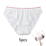 Maxbell 5x Women Disposable Underwear Panties Handy White for Travel Lady Girls XXL