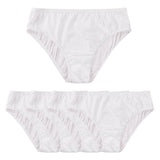 Maxbell 5 Pieces Women Disposable Underwear Panties Soft Breathable for Spa L