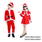 Maxbell Child Christmas Santa Costume Child Santa Suit for Xmas Party Cosplay Girl 110cm