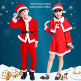 Maxbell Child Christmas Santa Costume Child Santa Suit for Xmas Party Cosplay Girl 110cm