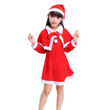 Maxbell Child Christmas Santa Costume Child Santa Suit for Xmas Party Cosplay Girl 110cm