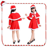 Maxbell Child Christmas Santa Costume Child Santa Suit for Xmas Party Cosplay Girl 160cm