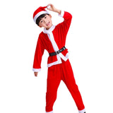 Maxbell Child Christmas Santa Costume Child Santa Suit for Xmas Party Cosplay Boy 160cm