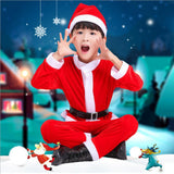 Maxbell Child Christmas Santa Costume Child Santa Suit for Xmas Party Cosplay Boy 160cm