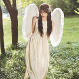Maxbell Feather Angel Wing Dress up Kids Adult Costume Accessory for Halloween Decor