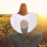 Maxbell Feather Angel Wing Dress up Kids Adult Costume Accessory for Halloween Decor