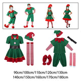 Maxbell Elf Christmas Costume Clothes Photo Props Cosplay for Party Halloween Xmas Men 100cm