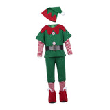 Maxbell Elf Christmas Costume Clothes Photo Props Cosplay for Party Halloween Xmas Men 170cm