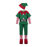 Maxbell Elf Christmas Costume Clothes Photo Props Cosplay for Party Halloween Xmas Men 180cm