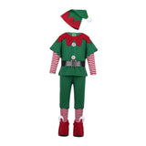 Maxbell Elf Christmas Costume Clothes Photo Props Cosplay for Party Halloween Xmas Men 90cm