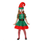 Maxbell Elf Christmas Costume Clothes Photo Props Cosplay for Party Halloween Xmas Women 110cm