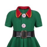 Maxbell Elf Christmas Costume Clothes Photo Props Cosplay for Party Halloween Xmas Women 160cm